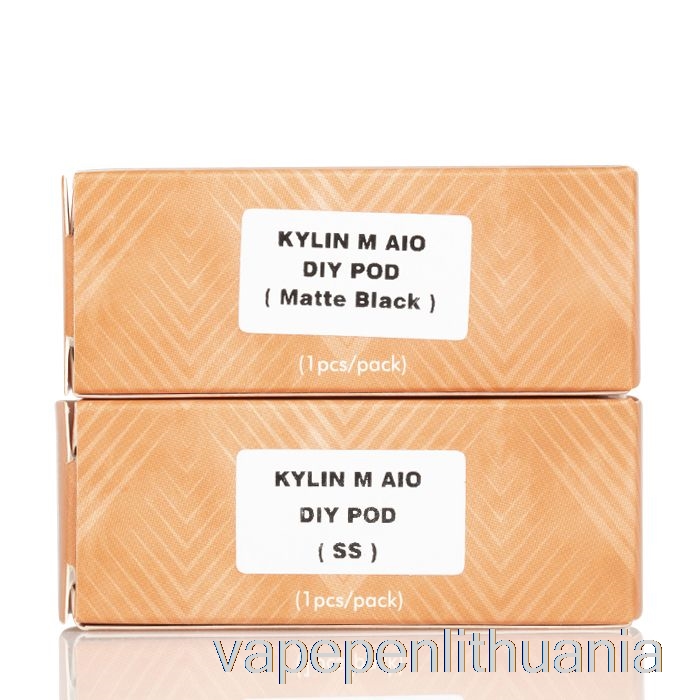 Vandy Vape Kylin M Aio Pakeitimo Ankštys 5ml Diy Rba Pod - Sidabrinis Vape Skystis